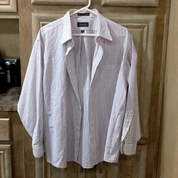 Arrow Shirts Nice Mens Size 8 123435 Long Sleeve Button Down Dress